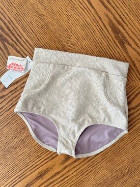 SEEA Georgia High Waist Bikini Bottoms - Sandshell